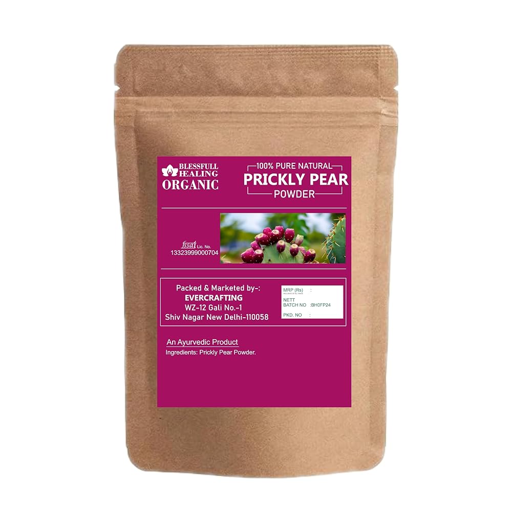 Blessfull Healing Organic Prickly Pear Powder 100% Pure Natural 200
