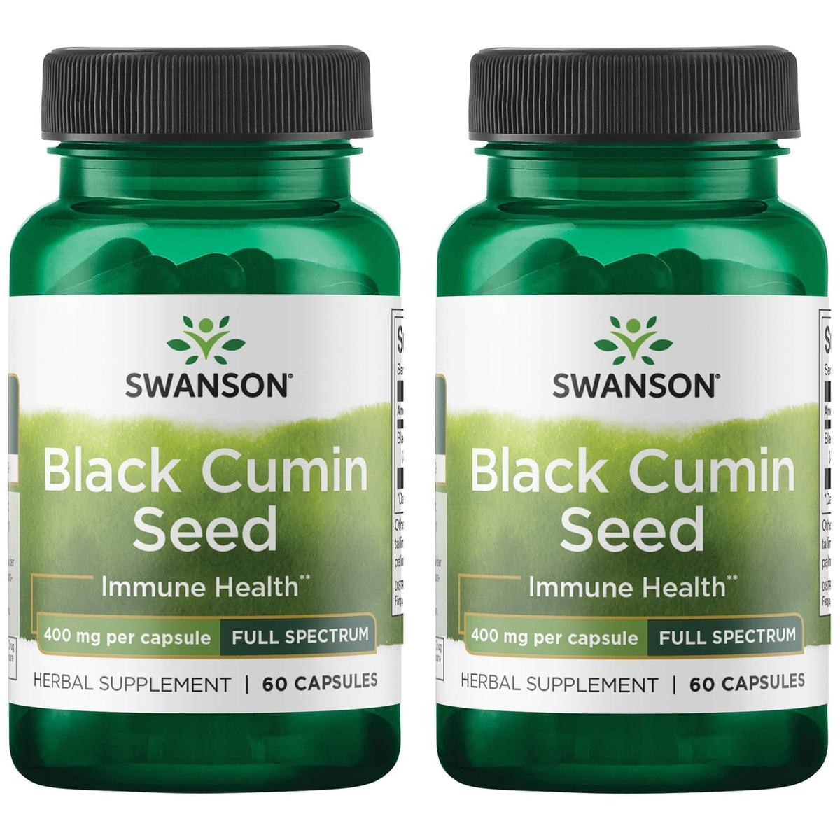 Swanson Full Spectrum Black Cumin Seed 400 mg - 120 Capsules