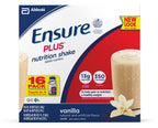 Abbott Ensure Plus Nutrition Shake Vanilla - 128 Fl Oz