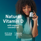 Puori Vitamin D3 2500 IU Softgels for Adults - 240 Count - image 6