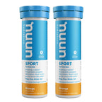 Nuun Sport Orange Electrolyte Drink Tablets - 10 Count (Pack of 2)