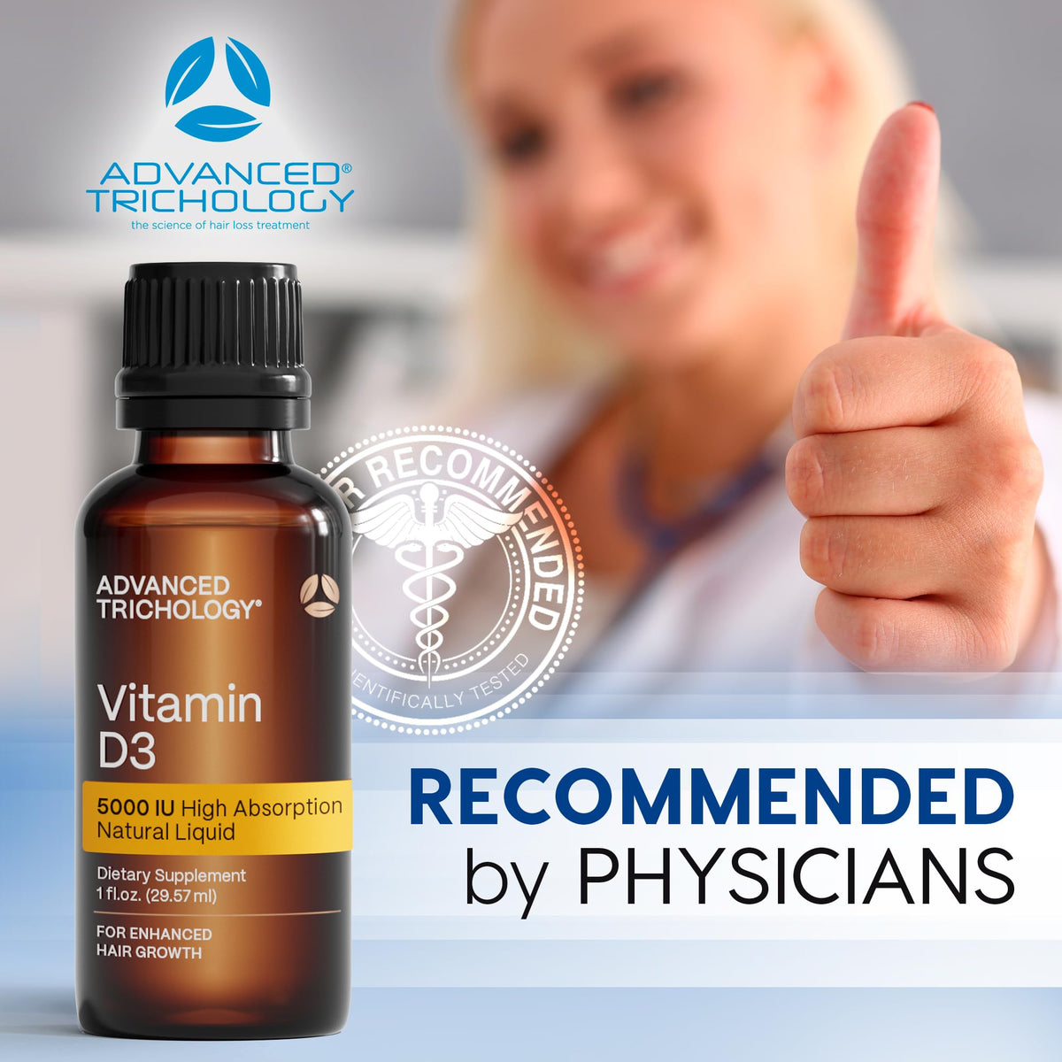 Advanced Trichology Vitamin D3 5000 IU Liquid - 1 Fl Oz - image 4