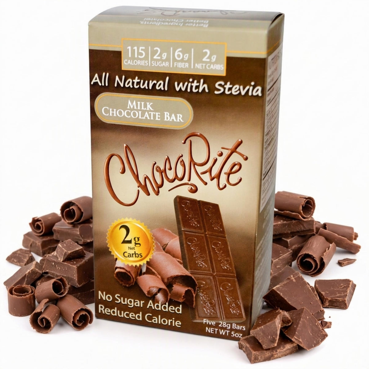 ChocoRite Sugar-Free Milk Chocolate Bar - 5 Ounce