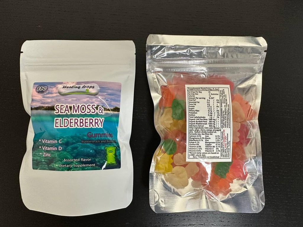 HEALING DROPS Irish Sea Moss Gummies
