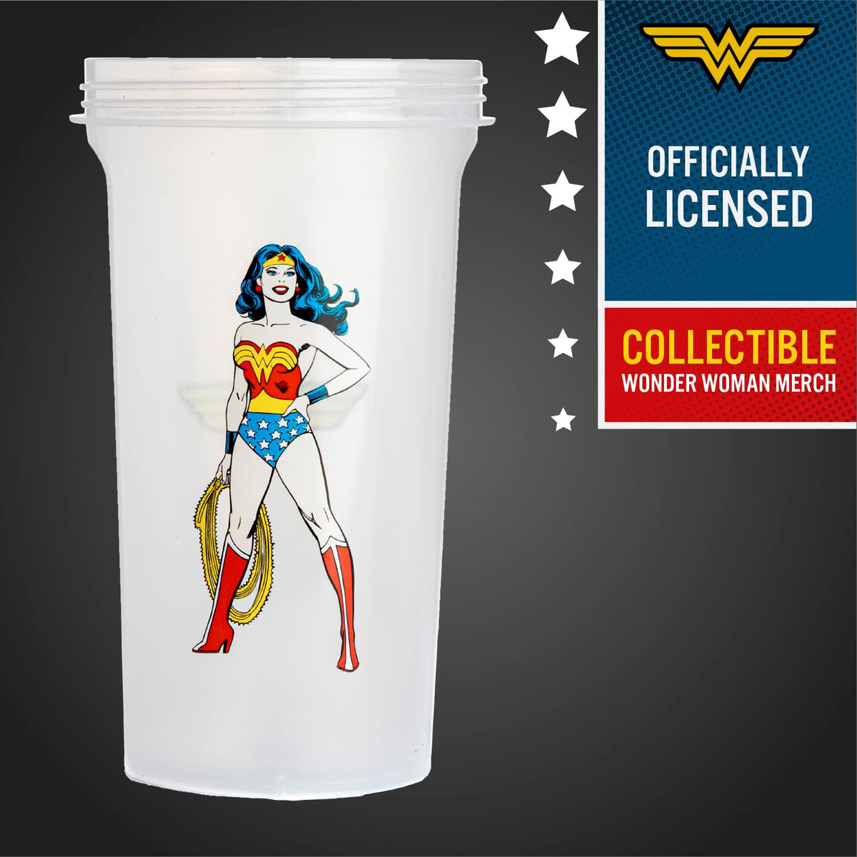 Paladone Wonder Woman Protein Shaker Bottle - 23 oz - image 5