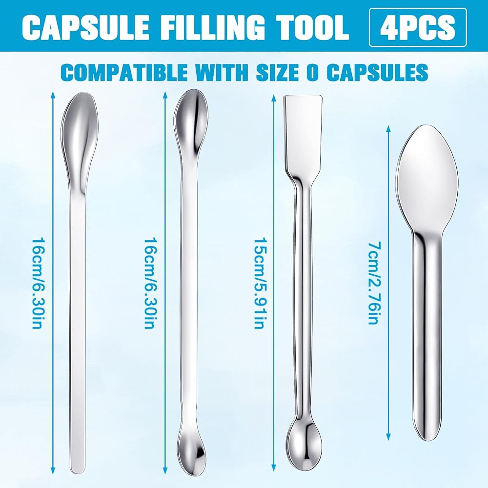 Timgle Size 0 Empty Capsules with Filling Kit - 2000 Count - image 3