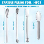 Timgle Size 0 Empty Capsules with Filling Kit - 2000 Count - image 3