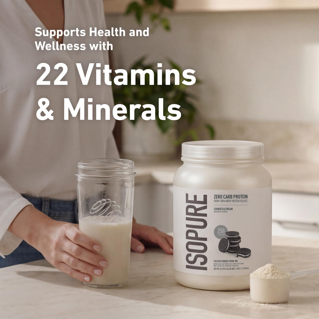 Isopure Zero Carb Whey Isolate Protein Powder Cookies & Cream - 1 lb - image 5