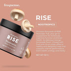FREQUENSE Rise Nootropic Powder Mango Lemonade - 132g - image 3