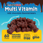 YUM-V'S Kids Multivitamin Chewable Chocolate Bears - 120 Count - image 2
