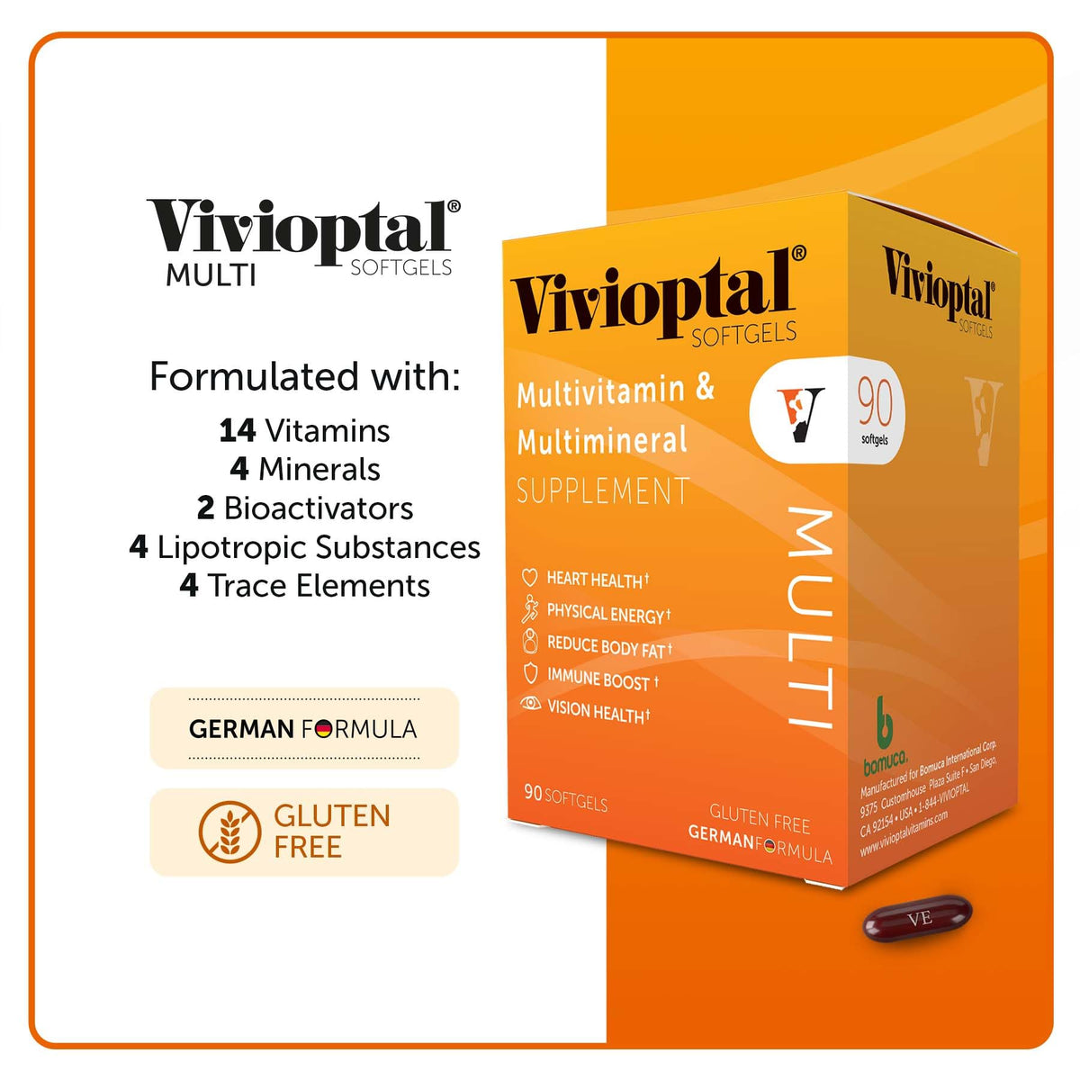 Vivioptal Multi Multivitamin & Multimineral - 90 Softgels - image 6