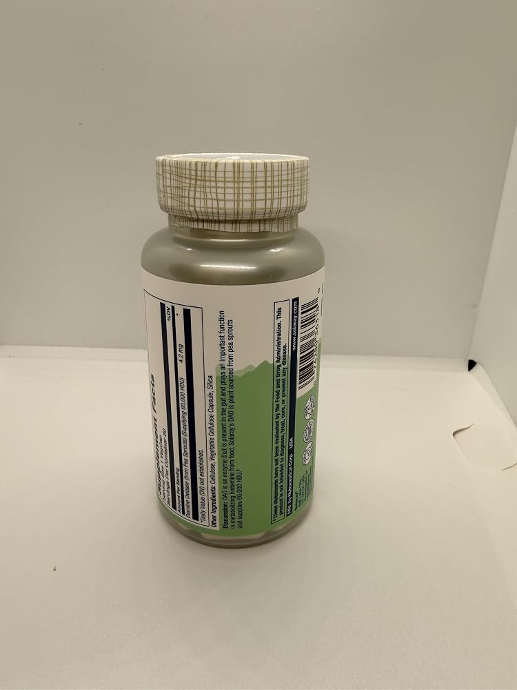 SOLARAY DAO Enzyme - Digestive Enzyme that Breaks Down Histamine - 60