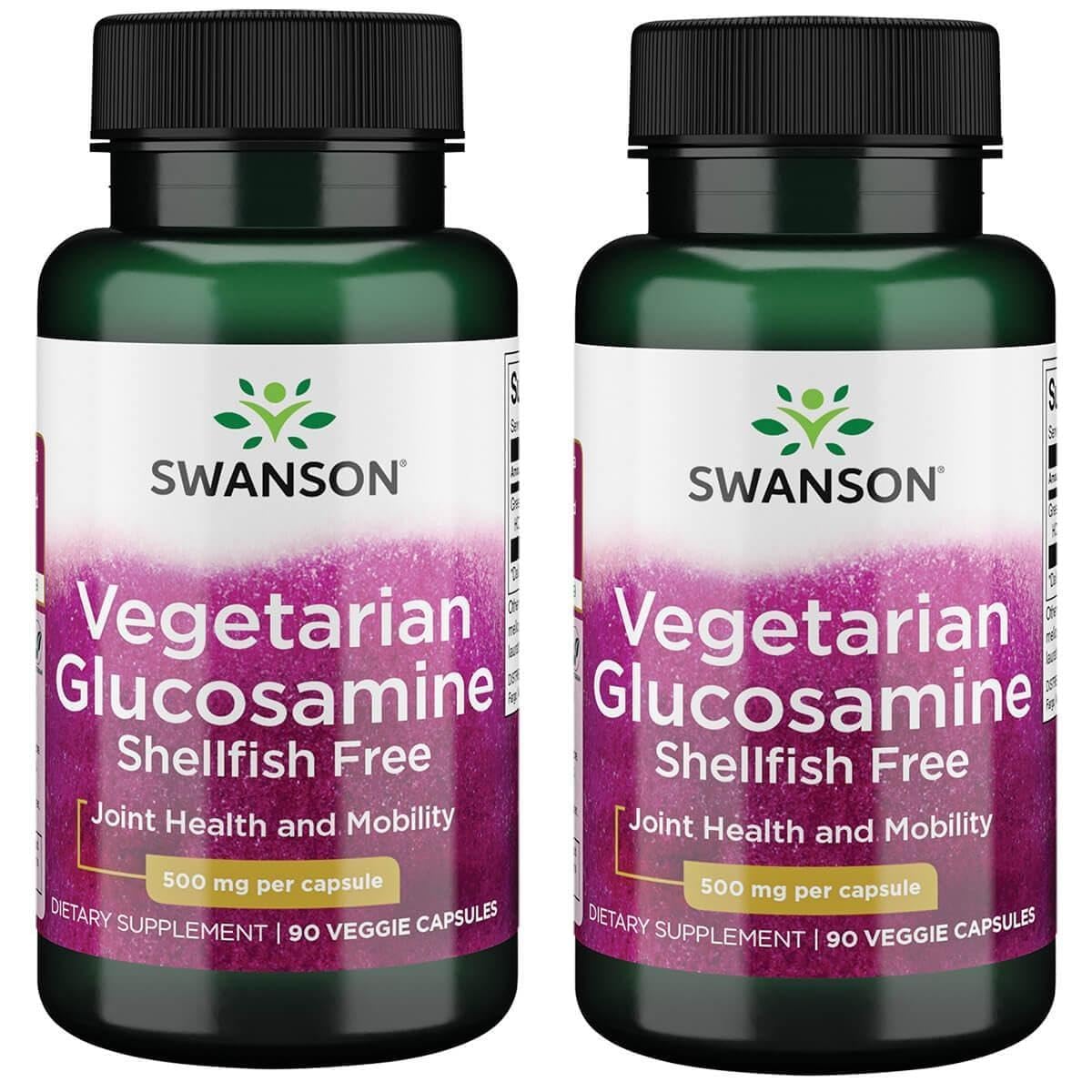Swanson Vegetarian Glucosamine 500 mg - 180 Capsules