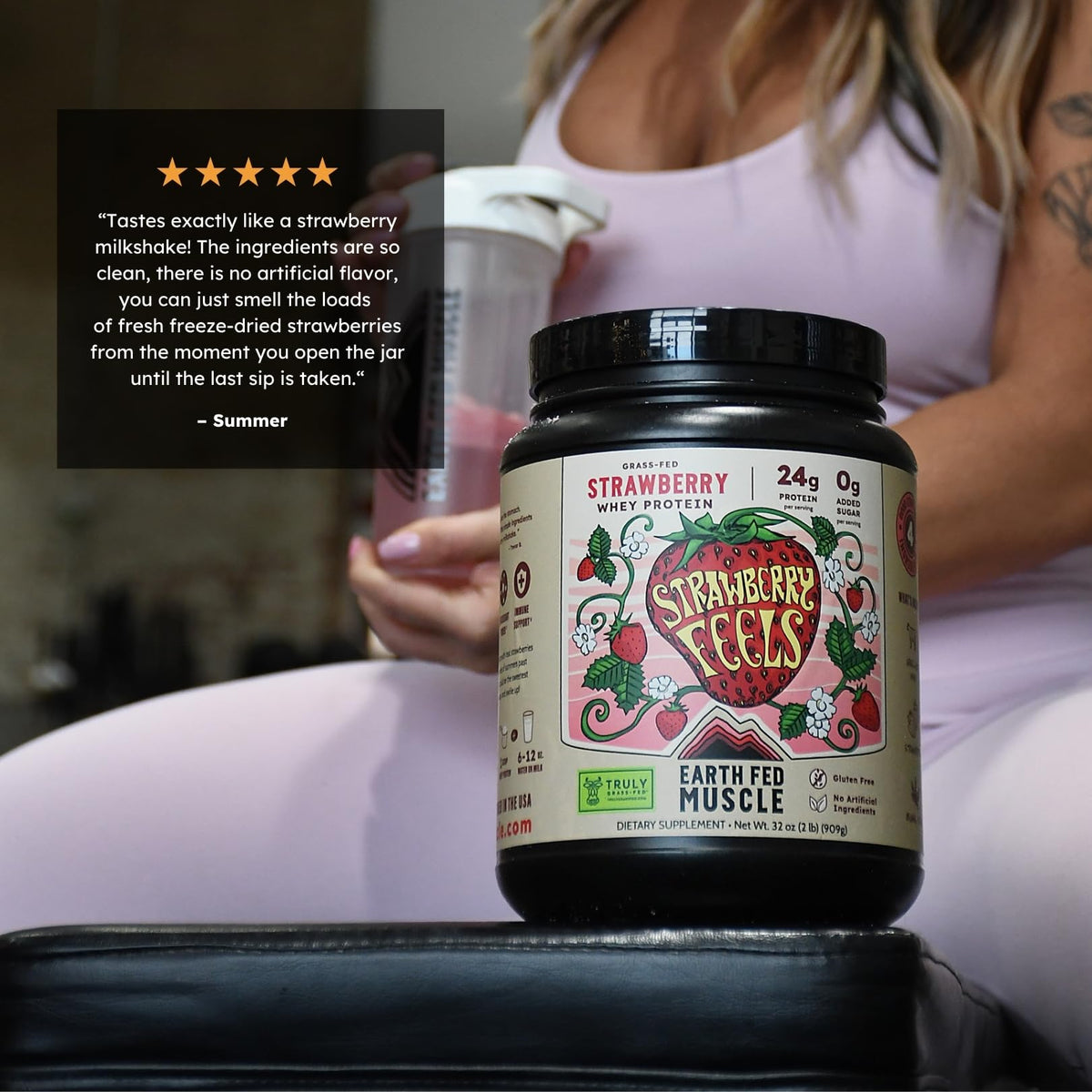 Earth Fed Muscle Whey Protein Isolate