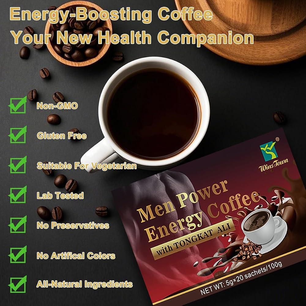 FARWIX Maca Coffee for Men with Tongkat Ali - 20 Sachets - image 4