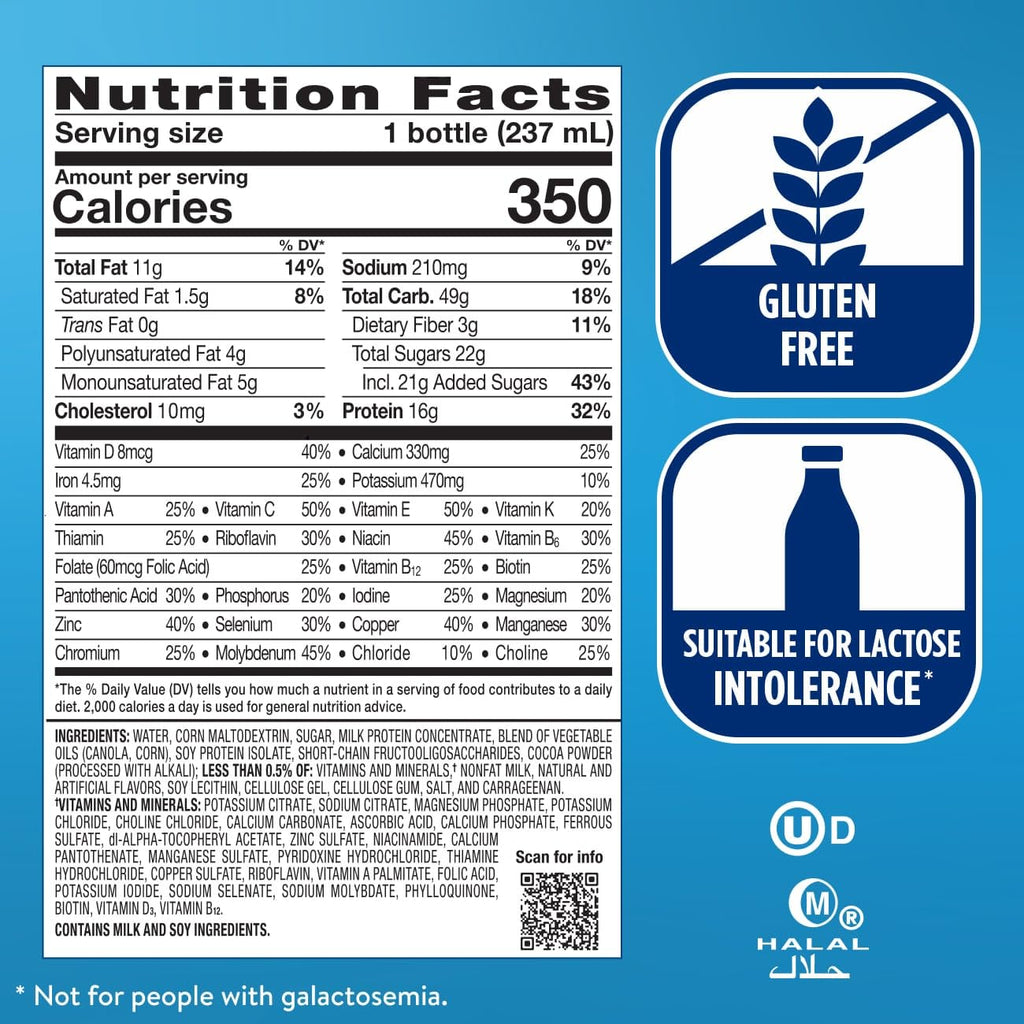 Ensure Plus Milk Chocolate Nutrition Shake With Fiber