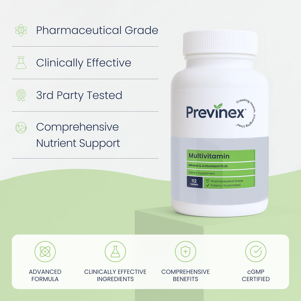 Previnex Multivitamin, Mineral & Antioxidant Plus - 112 Tablets - image 2