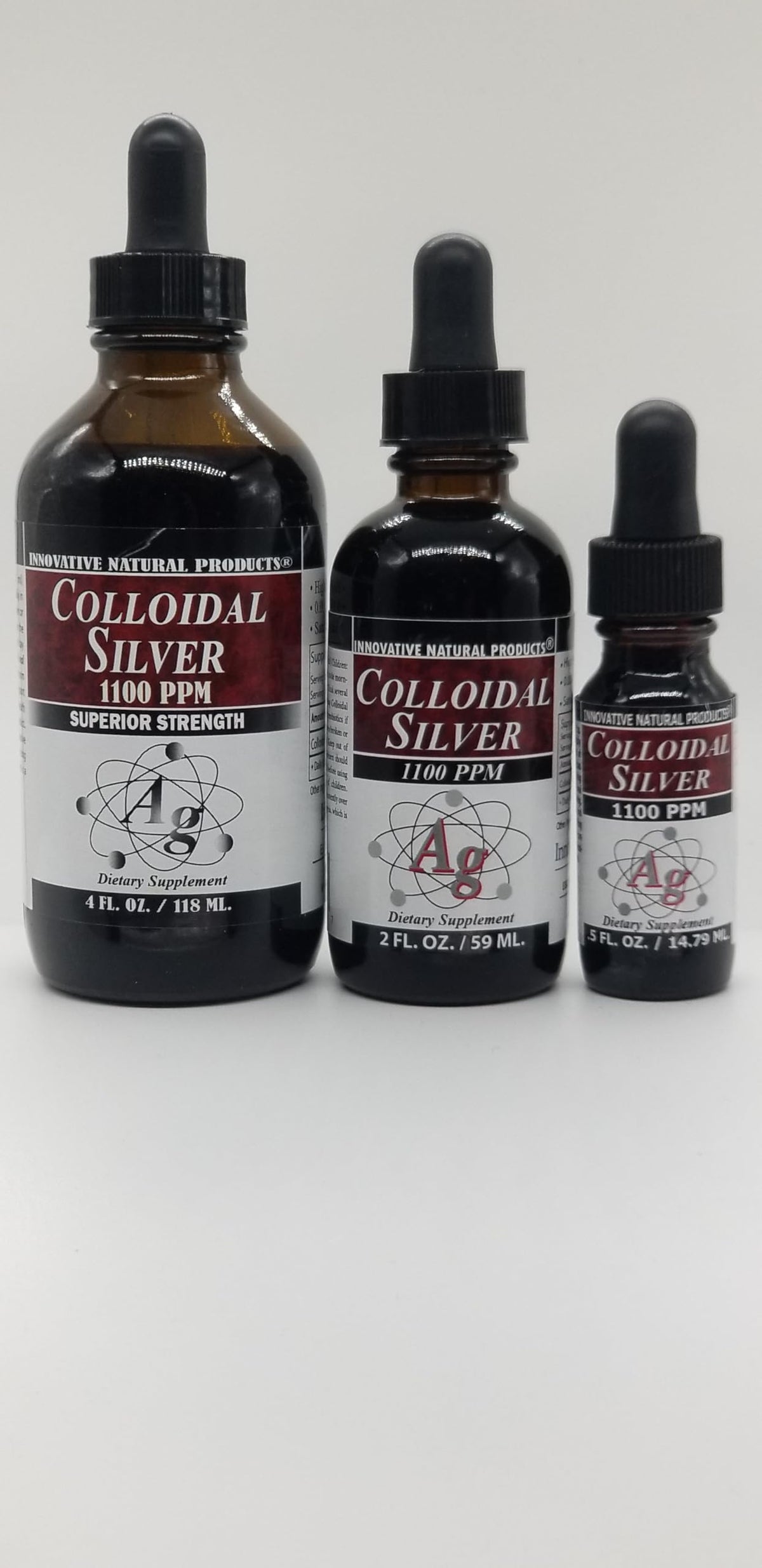 Innovative Natural Products Colloidal Silver 1100 PPM - 4 oz - image 3