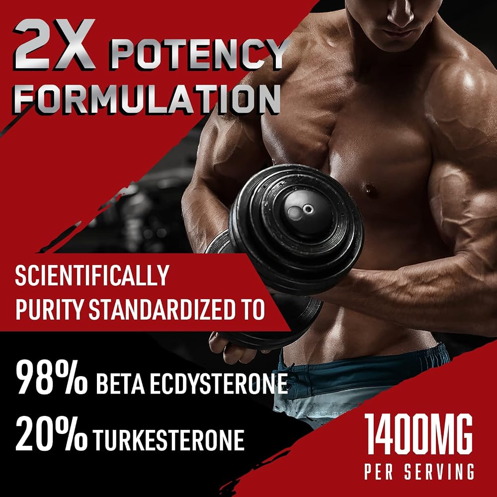 Orisilico Beta Ecdysterone 1400mg with Turkesterone Supplement