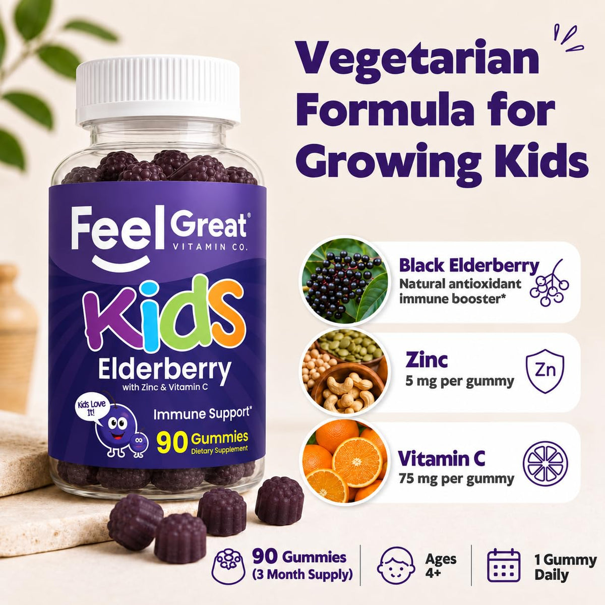 The Feel Great Vitamin Company Feel Great Vitamin Co. Elderberry
