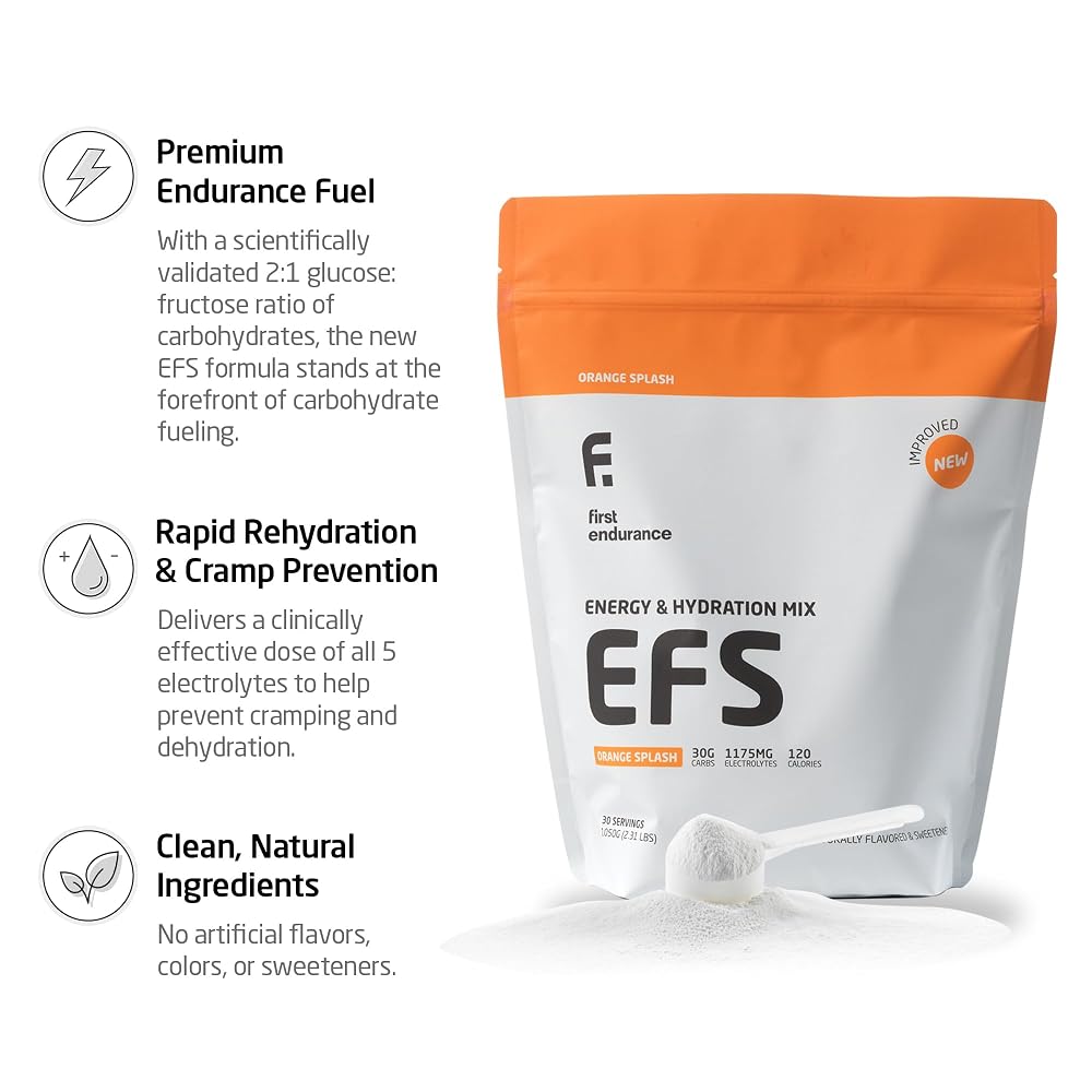 FIRST ENDURANCE EFS Hydration & Endurance Drink Mix - Premium