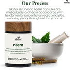 AKSHAR Ayurveda Neem Capsules, Extract & Leaf Powder - 60 Count - image 8