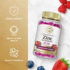 Solgar Zinc Gummies 25 mg Immune Support - 60 Gummies - image 3