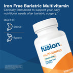 Bariatric Fusion Bariatric Multivitamin Without Iron - 60 Capsules - image 2