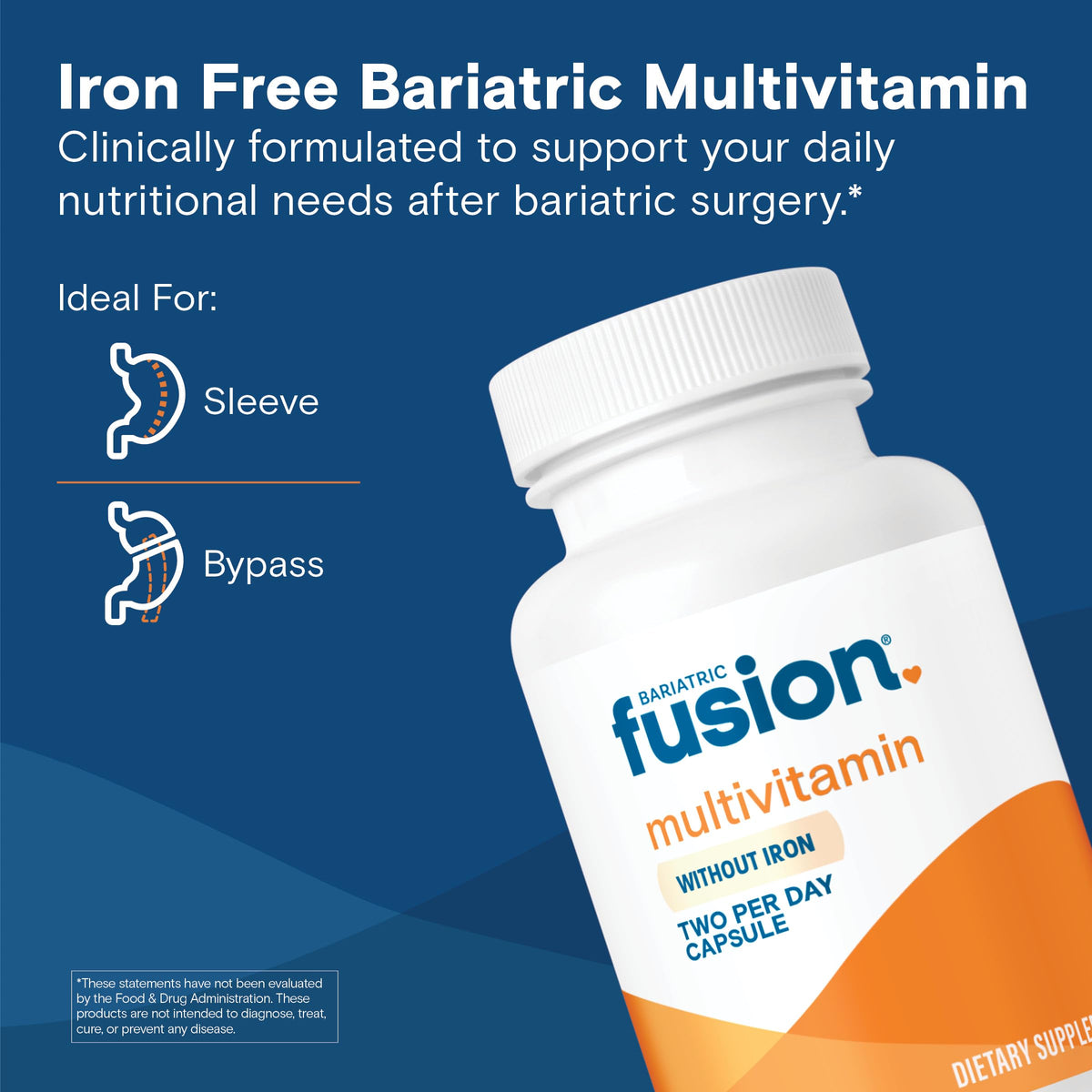 Bariatric Fusion Bariatric Multivitamin Without Iron - 60 Capsules - image 2