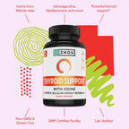 ZHOU Thyroid Support Supplement - 60 Vegetarian Capsules - image 4