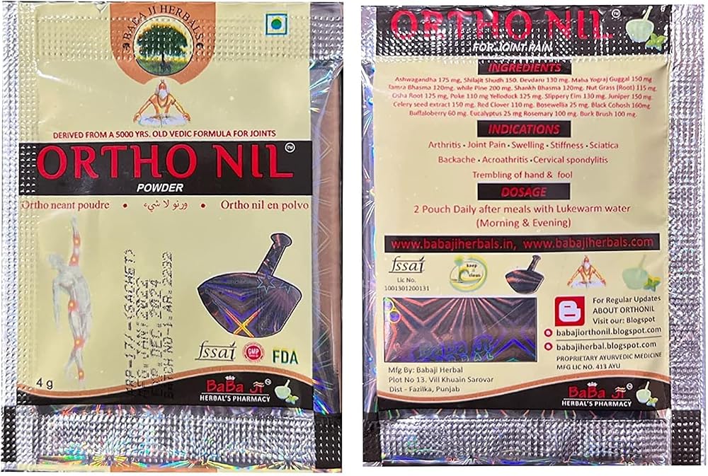 Generic Babaji Herbals Ortho Nil Powder - Pack of 20 Sachets - image 3
