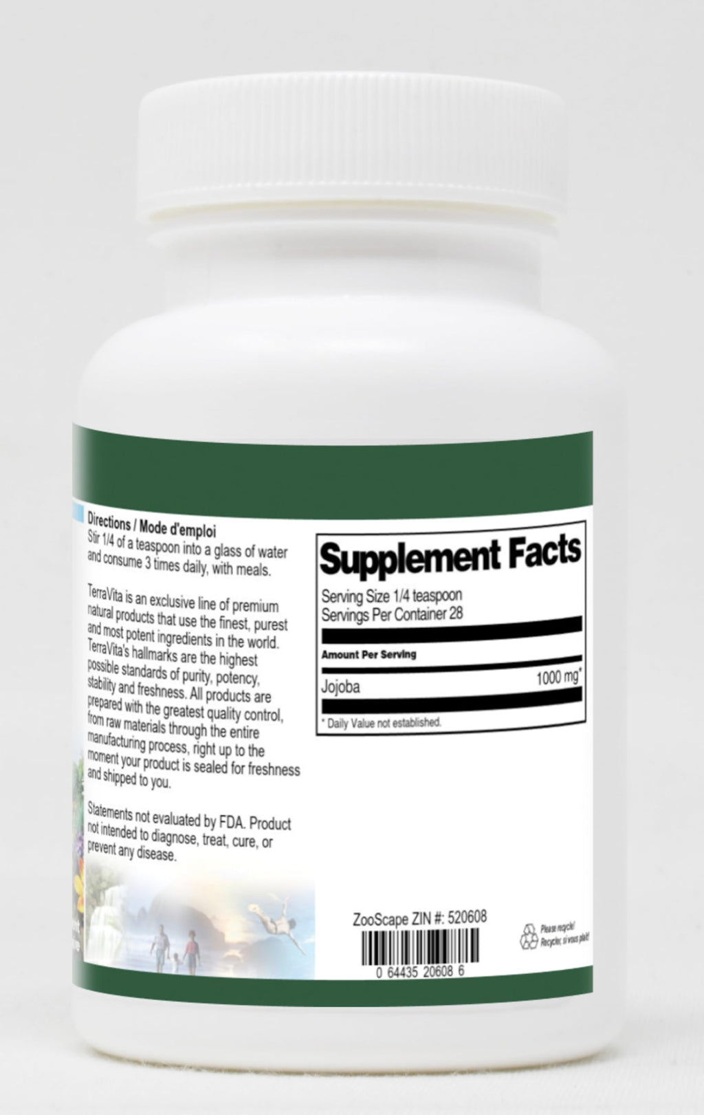 Terravita Jojoba Powder Herbal Supplement - 3 oz (3 Pack) - image 2