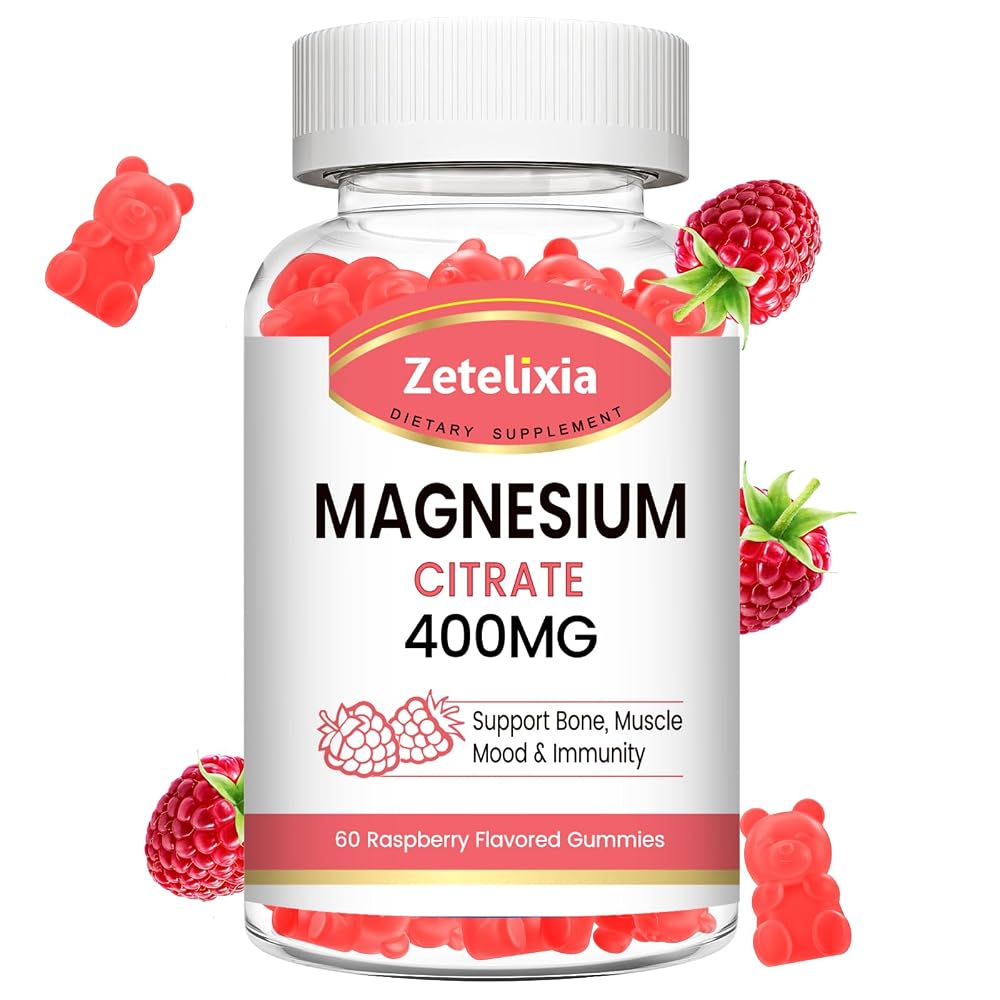 Zetelixia 200MG Magnesium Glycinate Gummies