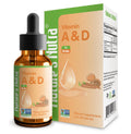 Nature's Nutra Vitamin A & D Liquid Drops for Kids - 2 Fl Oz