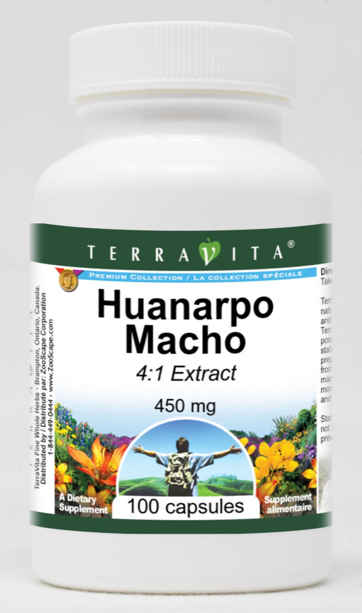 Terravita Huanarpo Macho 4:1-450 mg (100 Capsules, ZIN: 520542)