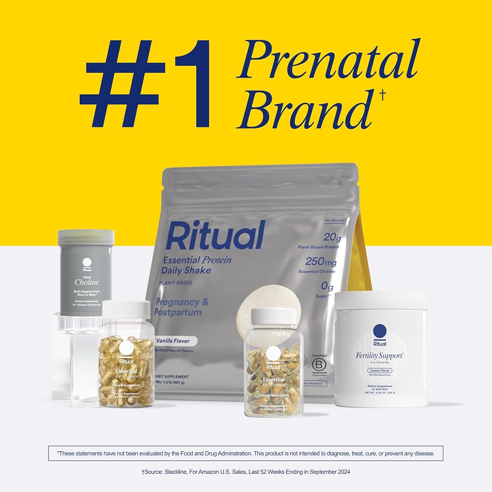 Ritual Essential Protein Prenatal Vegan Powder Vanilla - 1 Lb - image 7