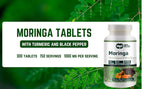 WAY 4 ORGANIC W4O Moringa Tablets with Turmeric and Black Pepper