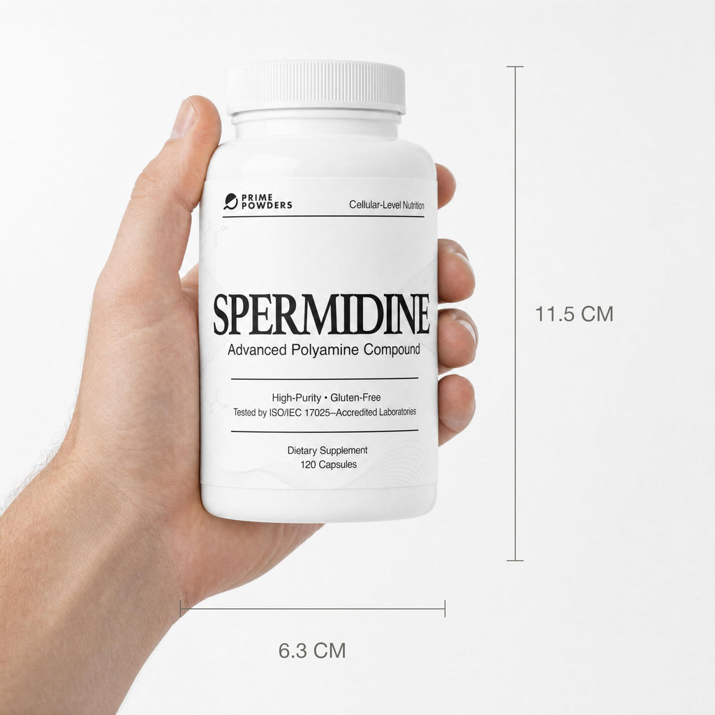 Prime Powders Spermidine Supplement 10mg - 120 Capsules - image 6