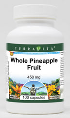 Terravita Whole Pineapple Fruit - 450 mg (100 Capsules, ZIN: 521170)