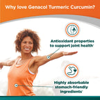 Genacol Turmeric Curcumin Joint Supplement with Collagen - 90 Capsules - image 4