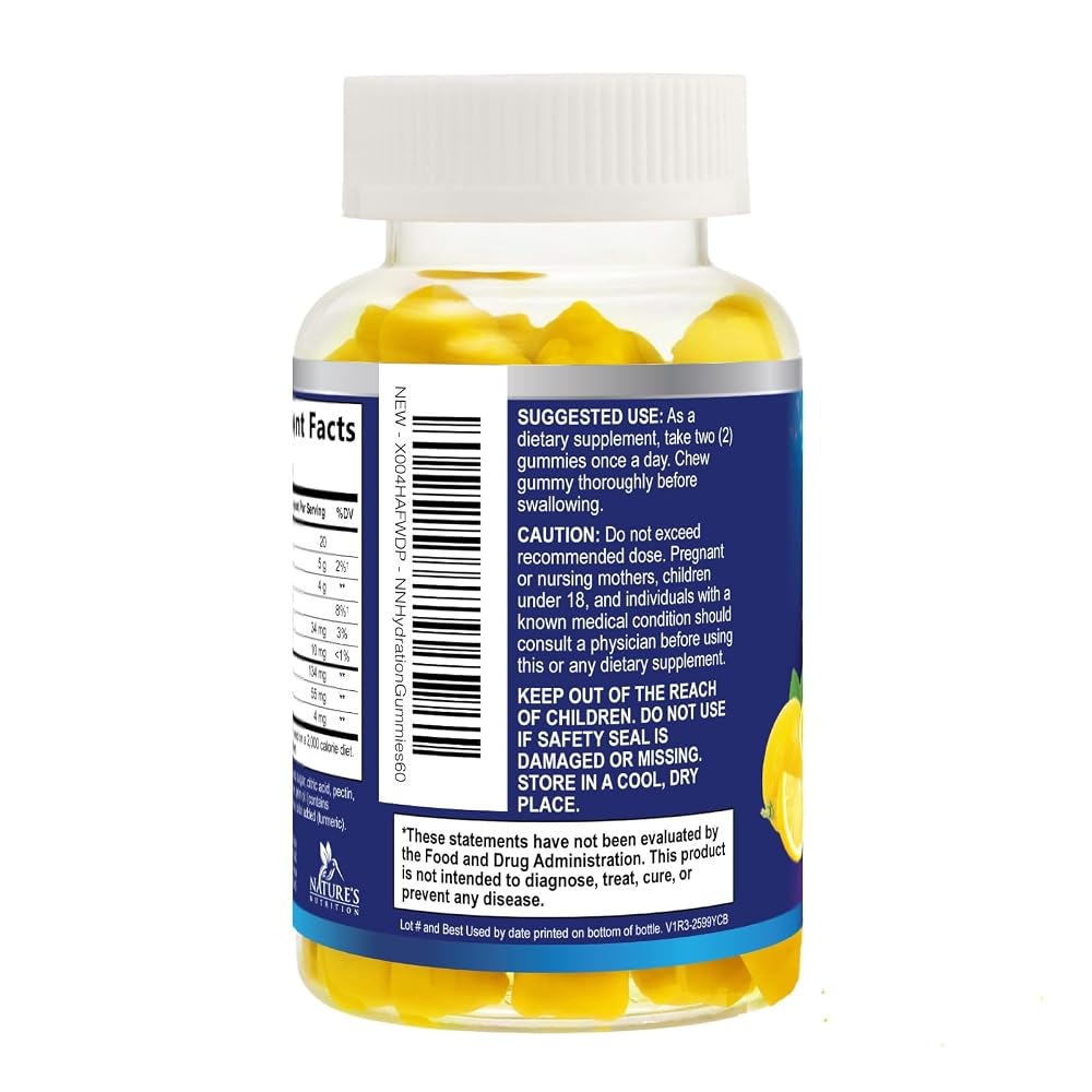 Nature's Nutrition Hydration Electrolyte Gummies - Daily Liquid