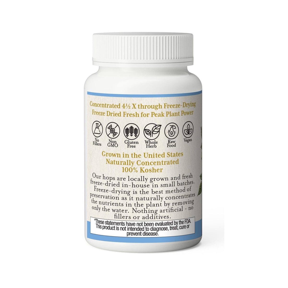 Eclectic Institute Raw Hops Capsules - 90 Count - image 2