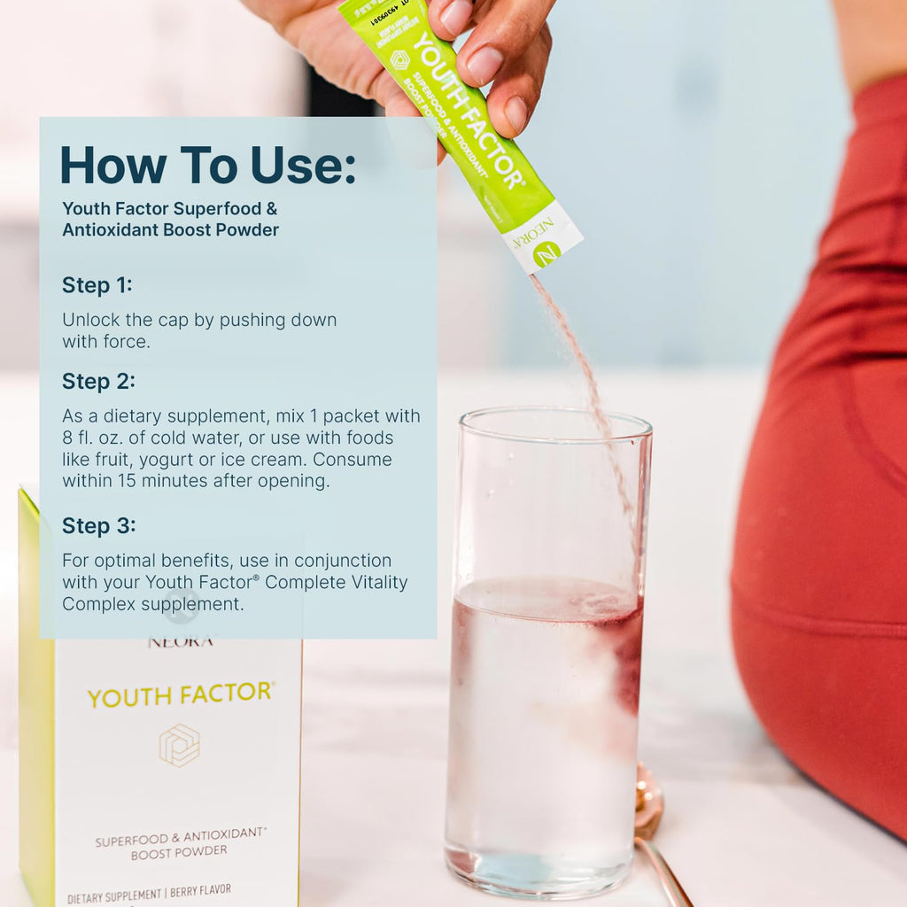 NEORA Youth Factor Superfood Boost Powder - 30 Packets - image 6