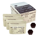SGC Mocca Shots Dutch Chocolate 100mg Caffeine Gummies - 24 Count