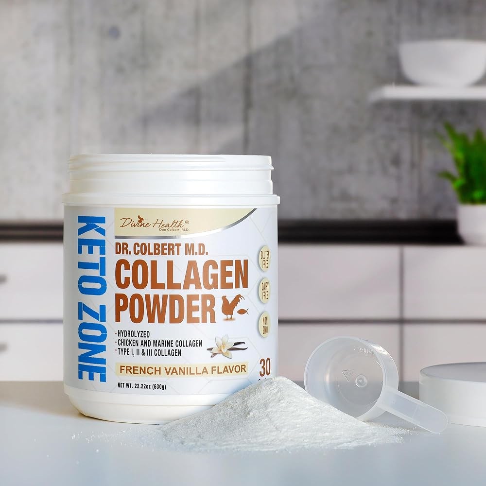 Divine Health Hydrolyzed Collagen Powder Vanilla - 630g - image 5