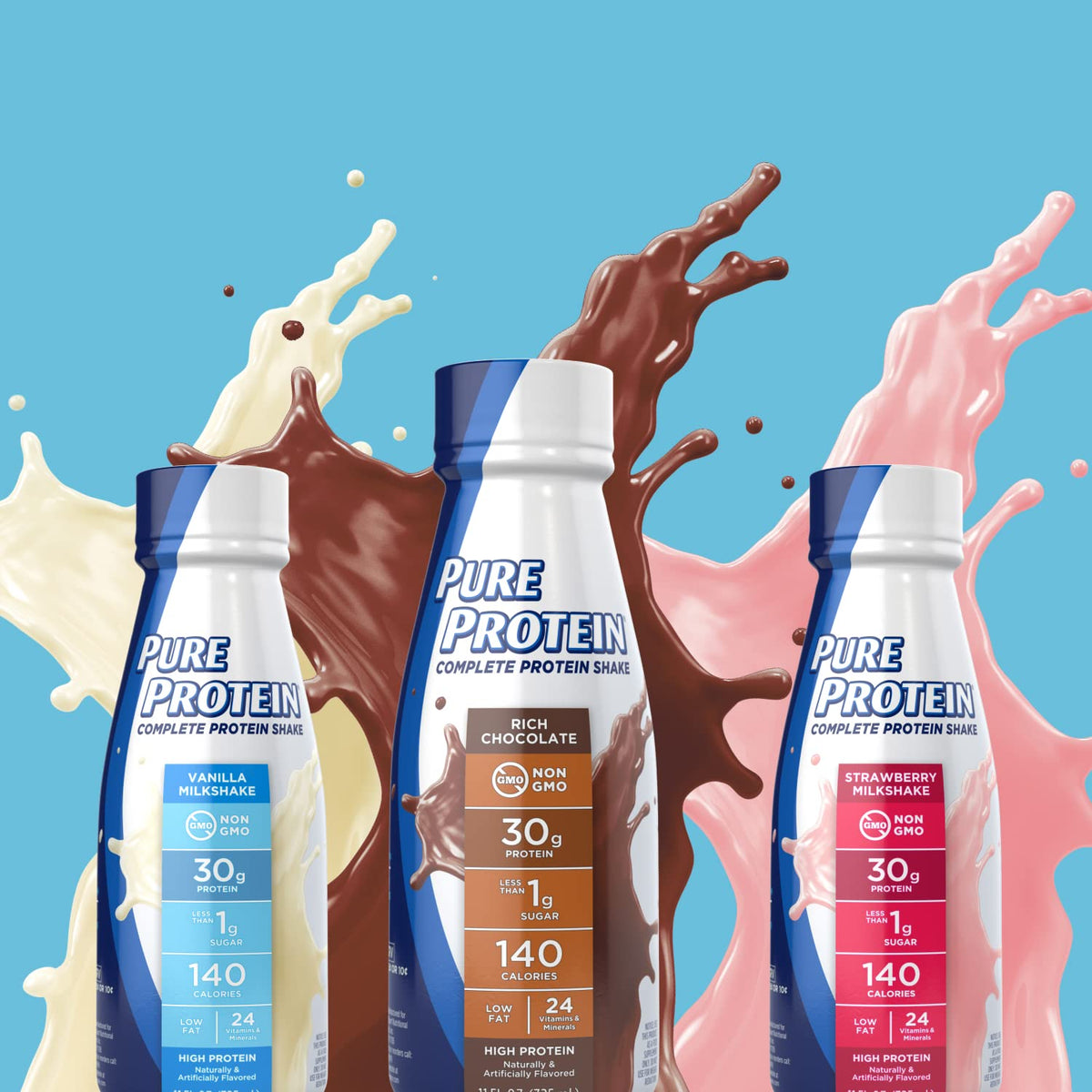 Pure Protein Chocolate Protein Shake 30g - 12 Pack - image 8