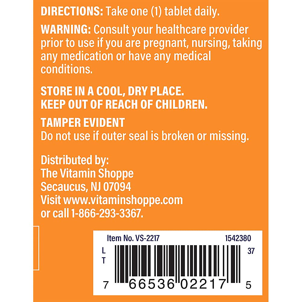 The Vitamin Shoppe GABA 750mg Relaxation Support - 90 Tablets - image 3