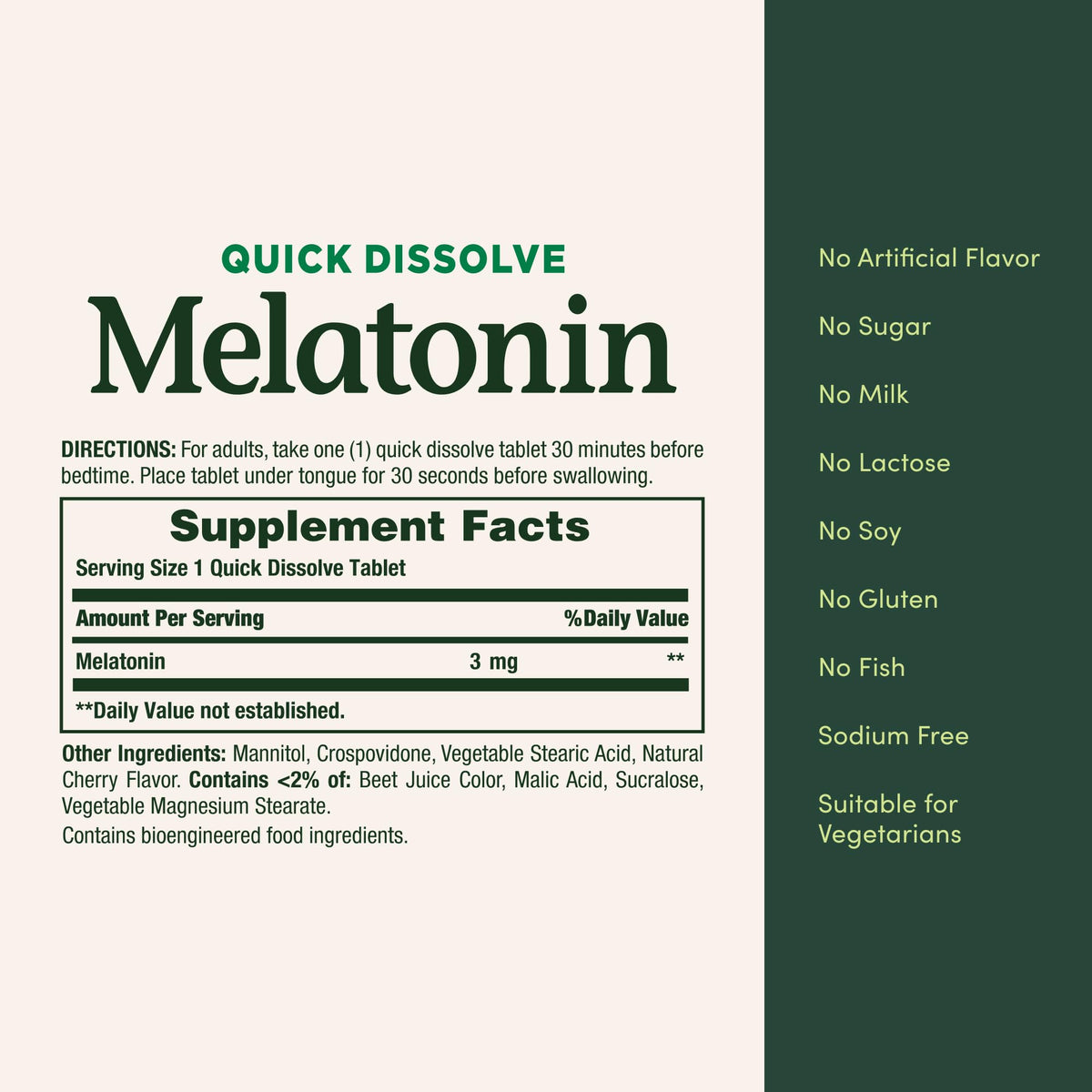 Nature's Bounty Melatonin 3mg Sleep Support - 120 Tablets - image 5