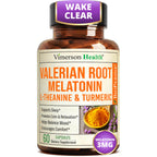 Vimerson Health Melatonin 3mg + Valerian Root Sleep Aid - 60 Capsules