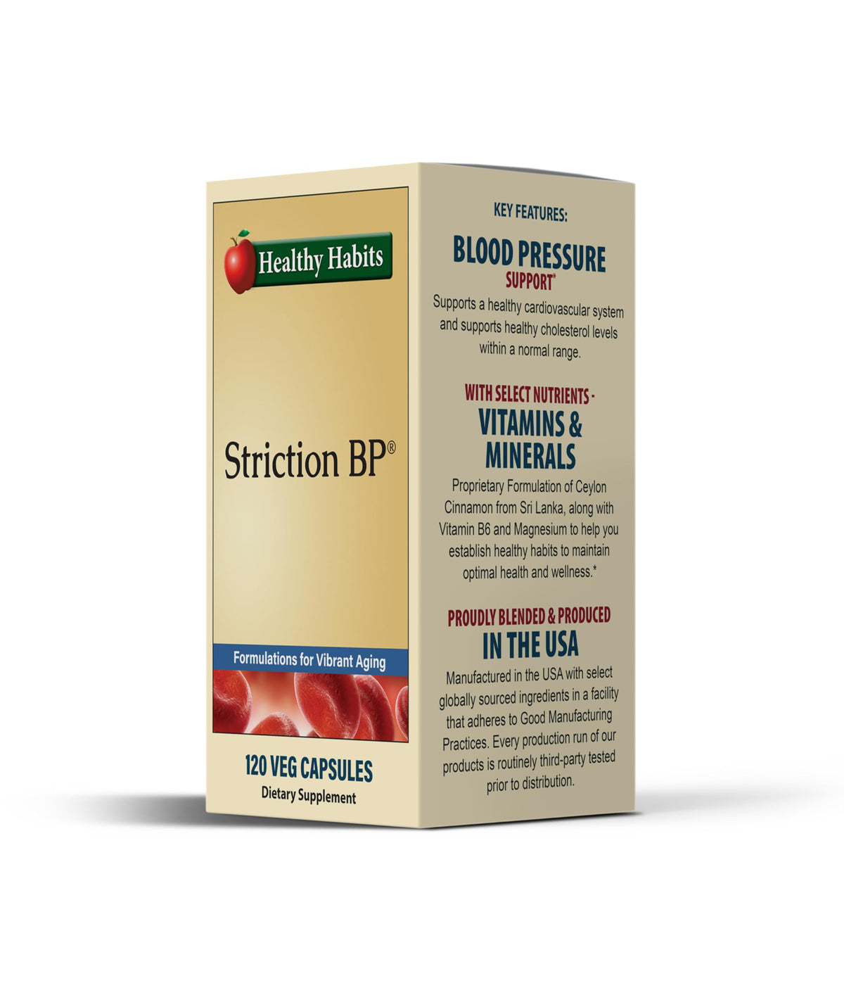 Healthy Habits StrictionBP - 120 Vegetarian Capsules - image 4
